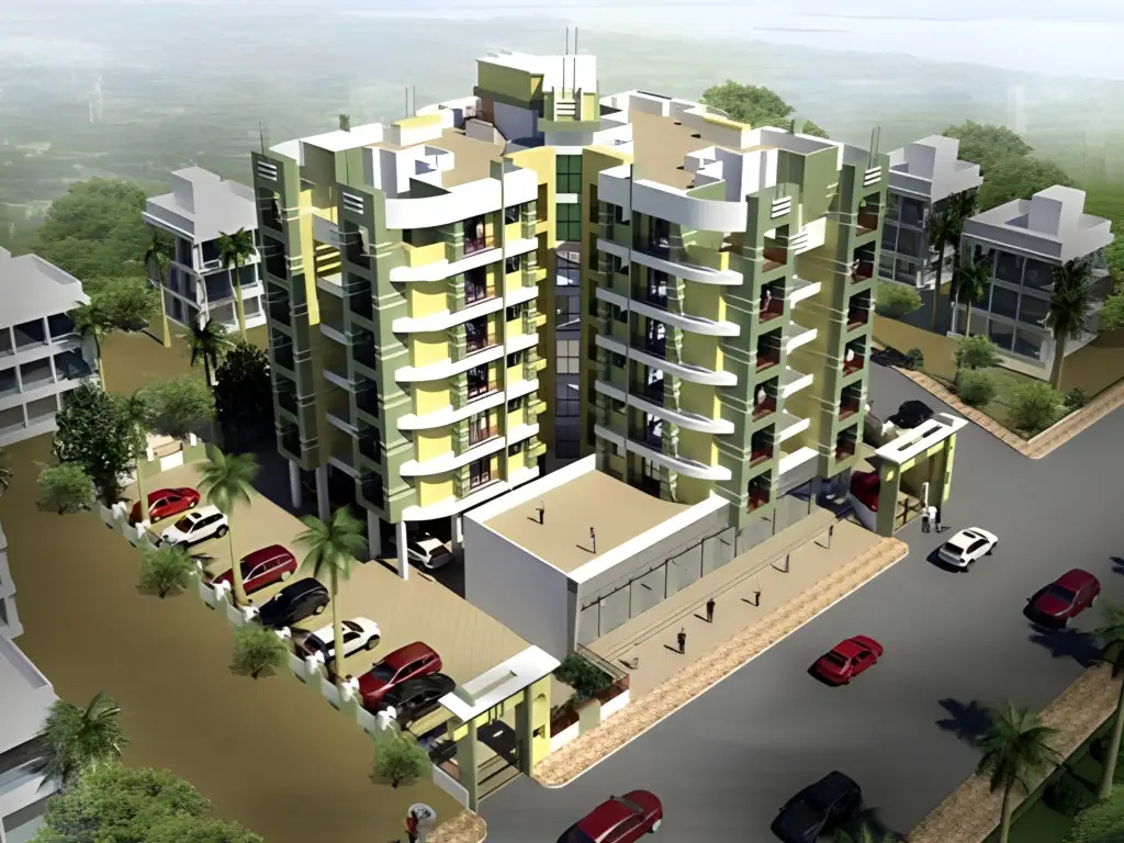 urban residential building designed by Akruti Consultants